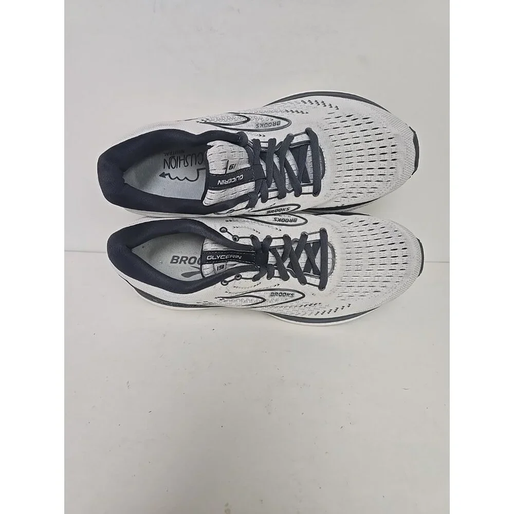 Brooks Women's 1203431b085 Glycerin 19 Running Shoe Gray/White Size 9M - Picture 9 of 10